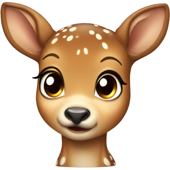 crying baby deer emoji