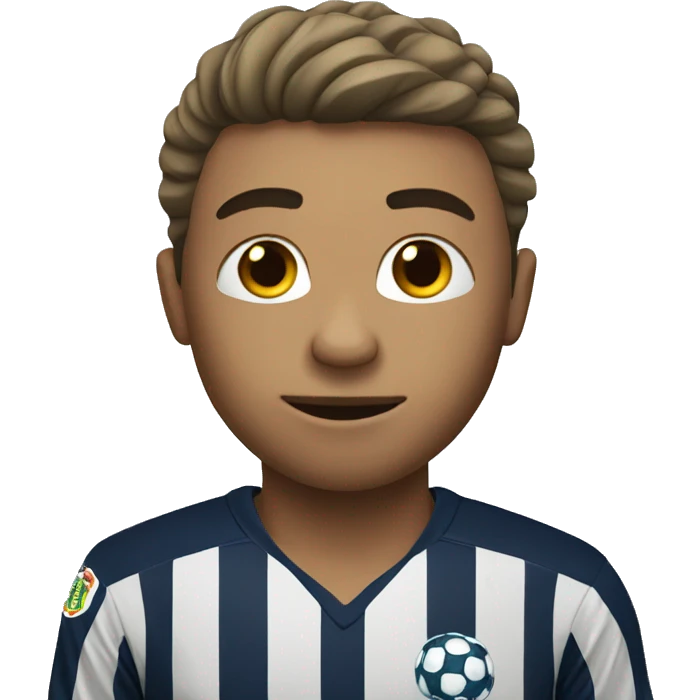 Soccer player with a ball emoji