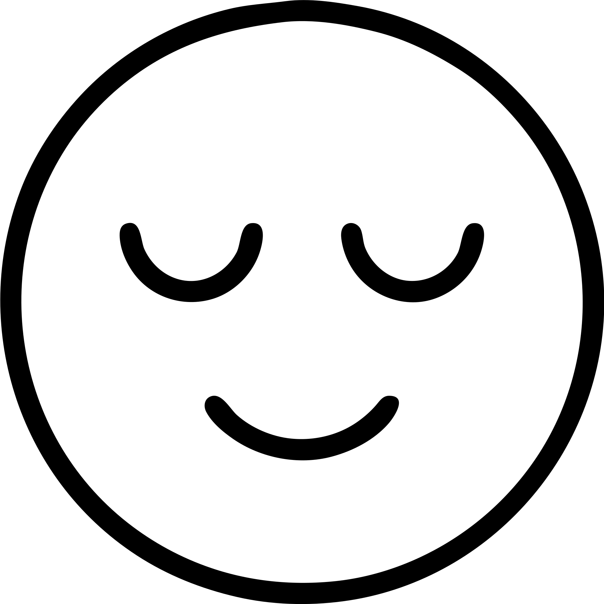 esthetic emoji, clear line style, fine contours, peaceful expression emoji