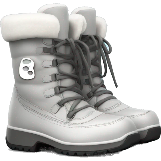 Moon boots winter boots emoji