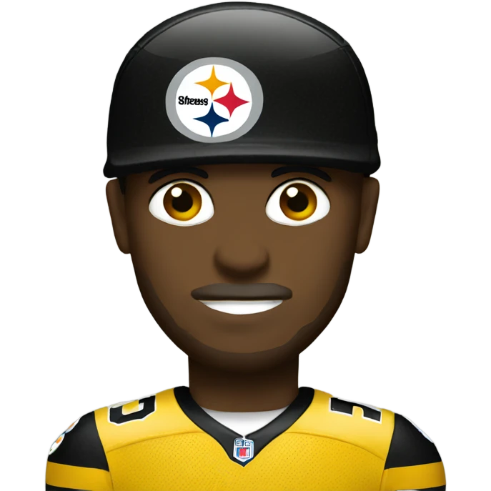 Steelers football  emoji