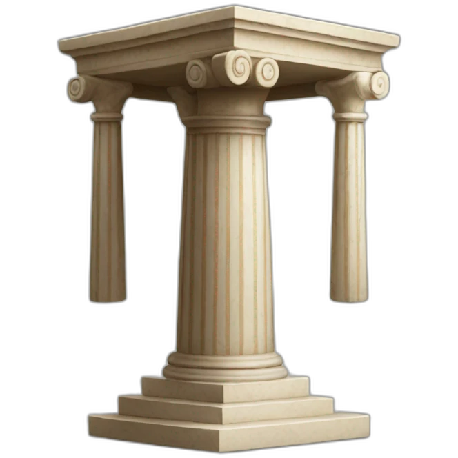 greek offering pedestal emoji