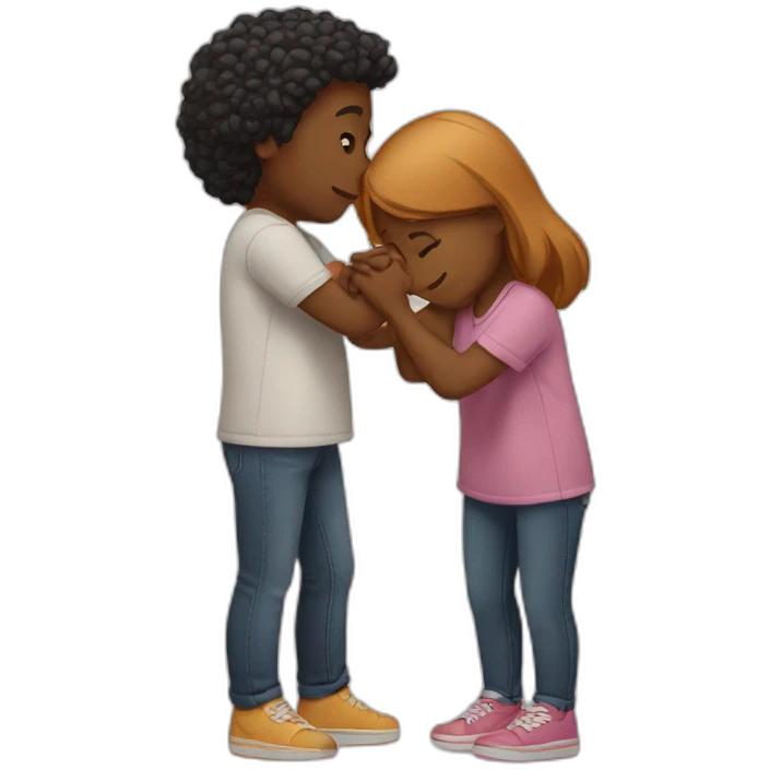 friend comforting friend emoji