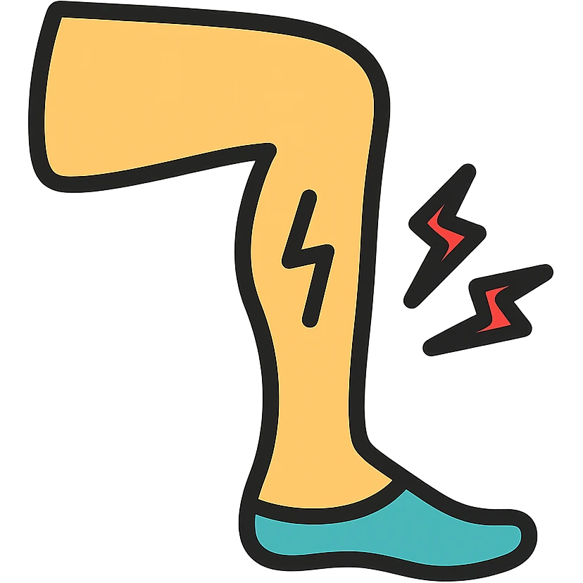 legs hurting emoji
