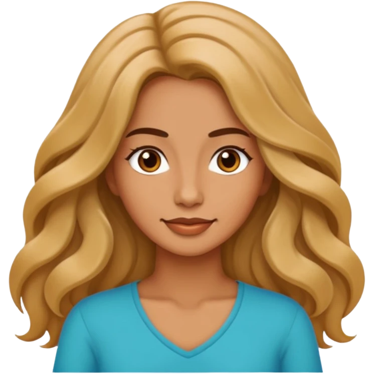 digital nomads long wave hair woman  emoji