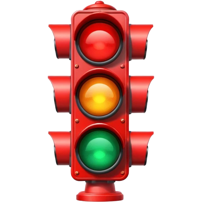 a Red Traffic Light  emoji