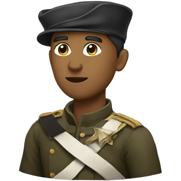 a revolutionary soldier emoji