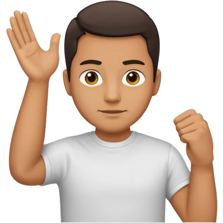 One armed man emoji