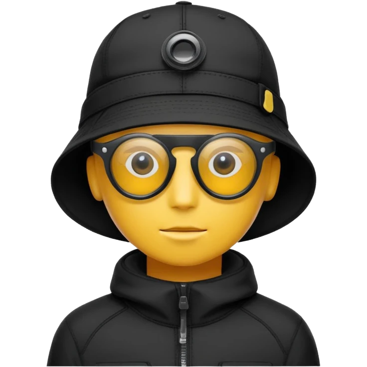 cp company hat with lenses emoji
