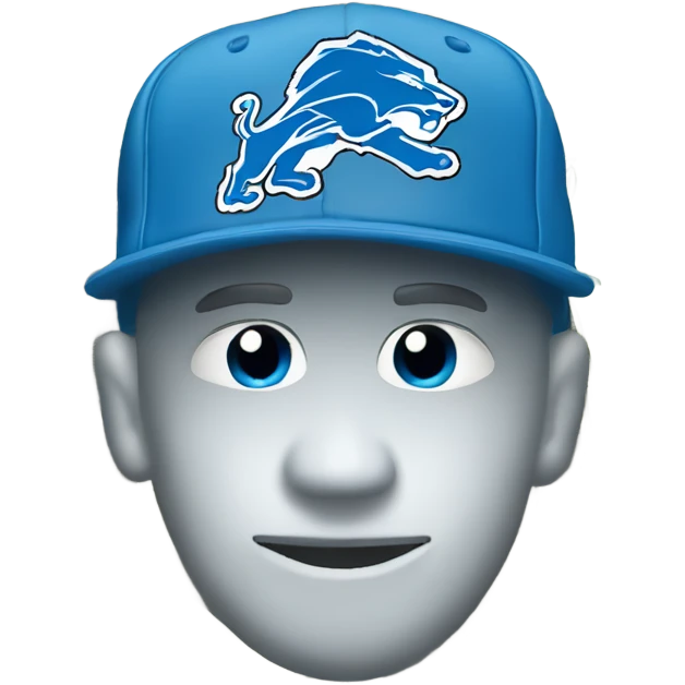 Dollar bill wearing a Detroit lions hat emoji