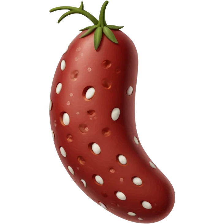 salame piccante (colorazione piu' rosso scuro) emoji