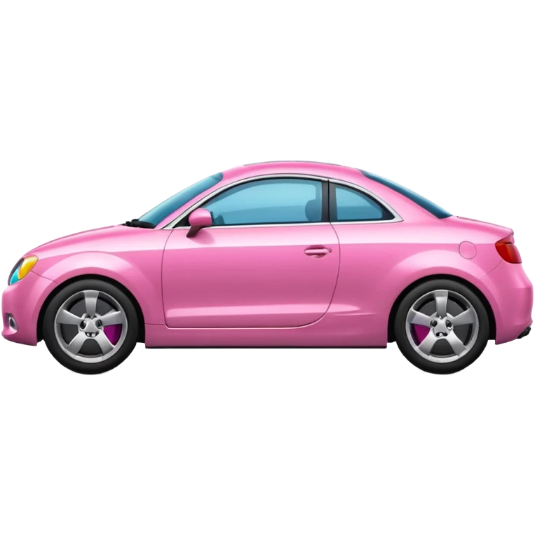 Pink car emoji