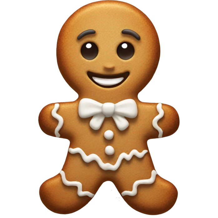Gingerbread cookie emoji