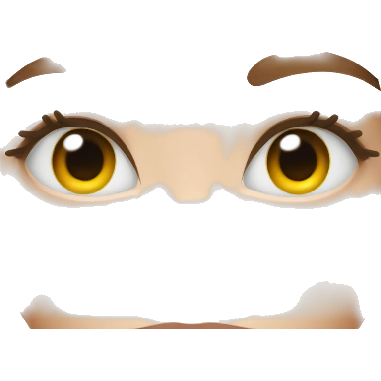 Long eyelashes emoji