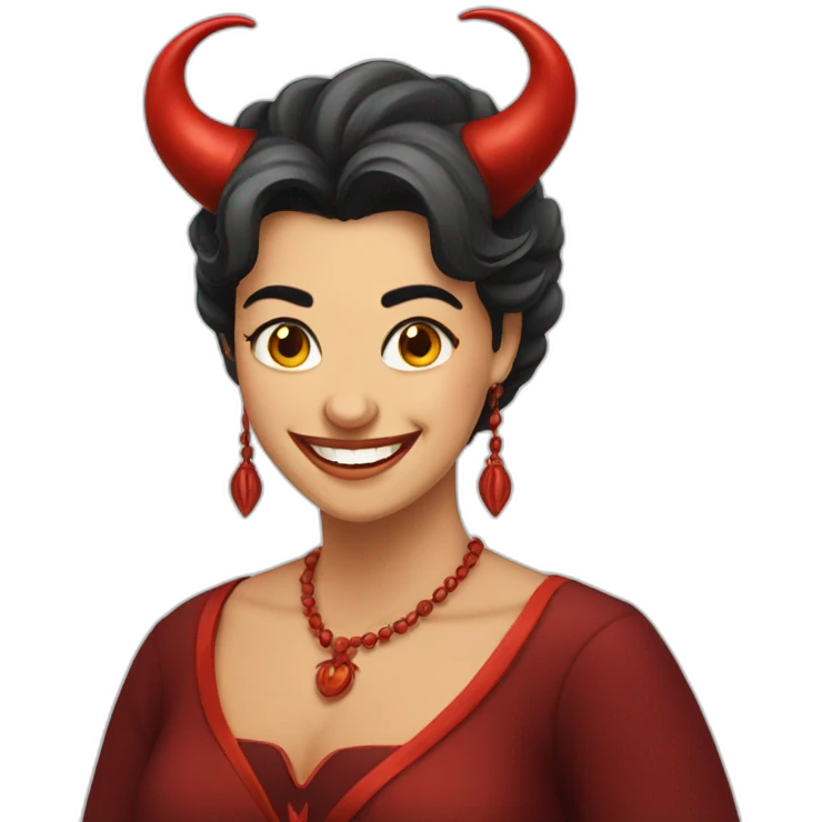 Devil turkisj women smile emoji