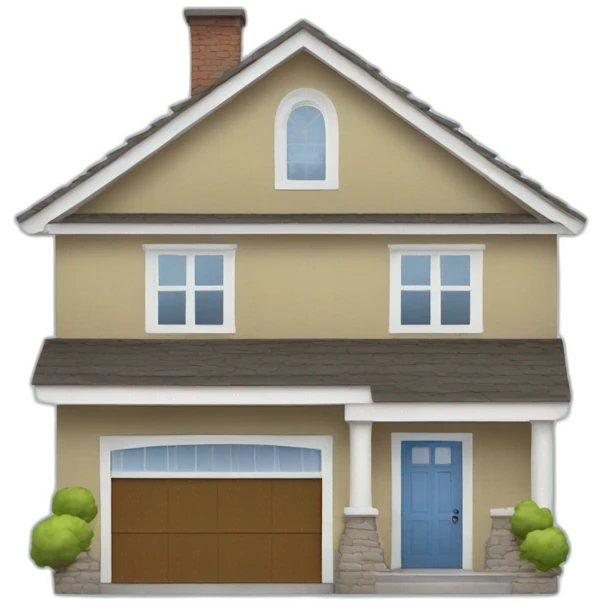 us house with garage emoji
