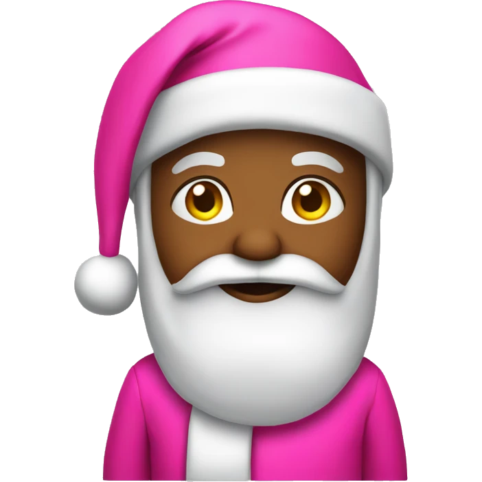 hot pink santa clause  emoji