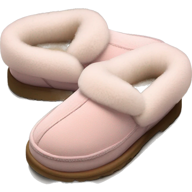 Light pink UGG Tasman slippers  emoji