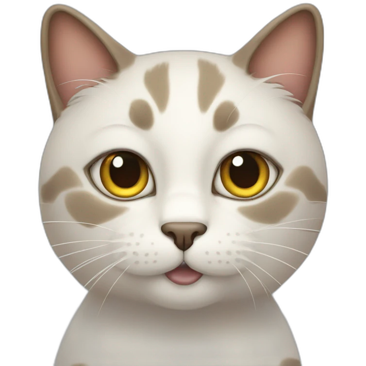 Cat with 3 eyes emoji