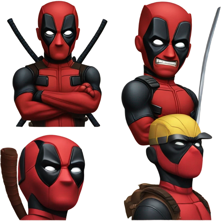 Deadpool wolverine emoji