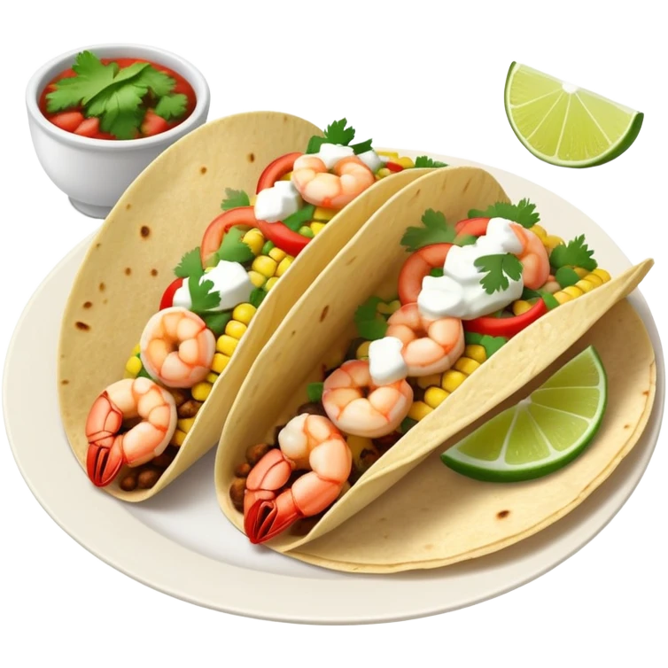 Shrimp tacos  emoji