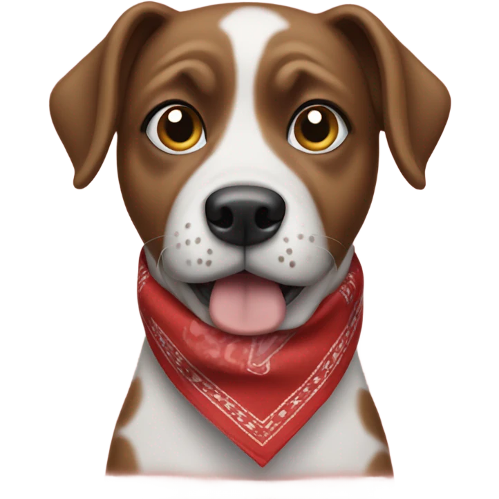 Dog with a bandanna  emoji