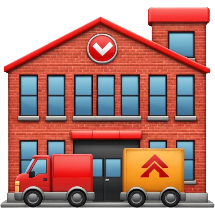 goods delivery point building emoji