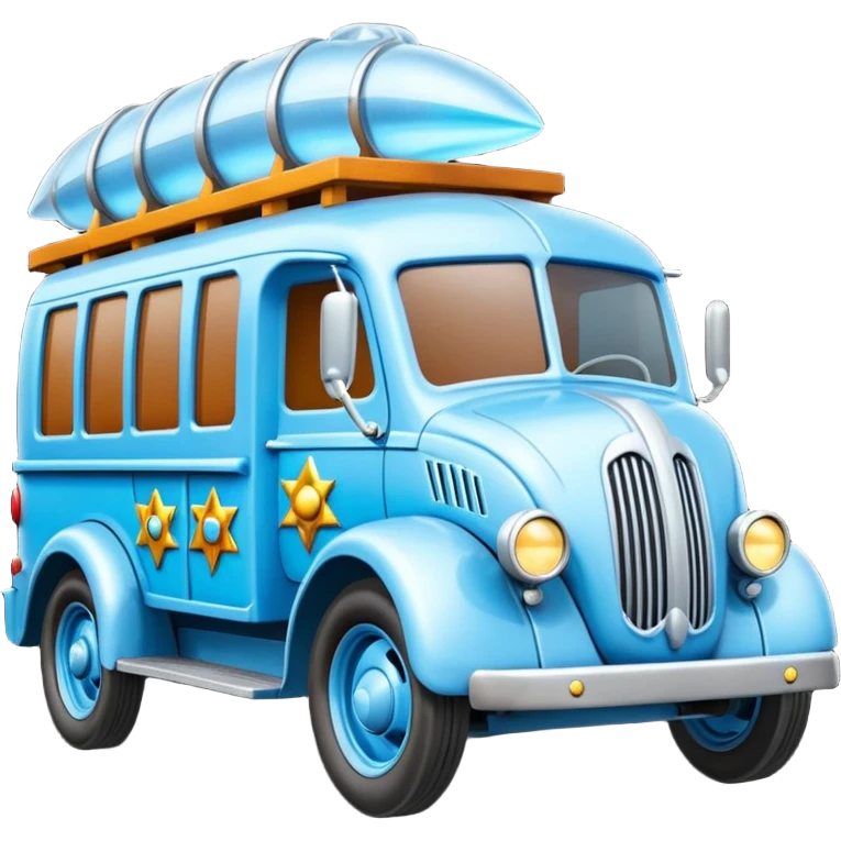 The Flintstones Mr. Freeze’s shiny frozen Scooby Doo 1918 Lightning Bug busters exterminators antique long wheelbase moving truck  emoji