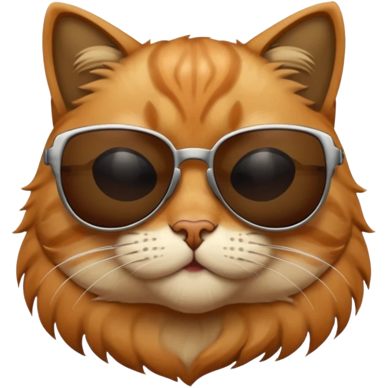 Cat wearing sunglasses emoji