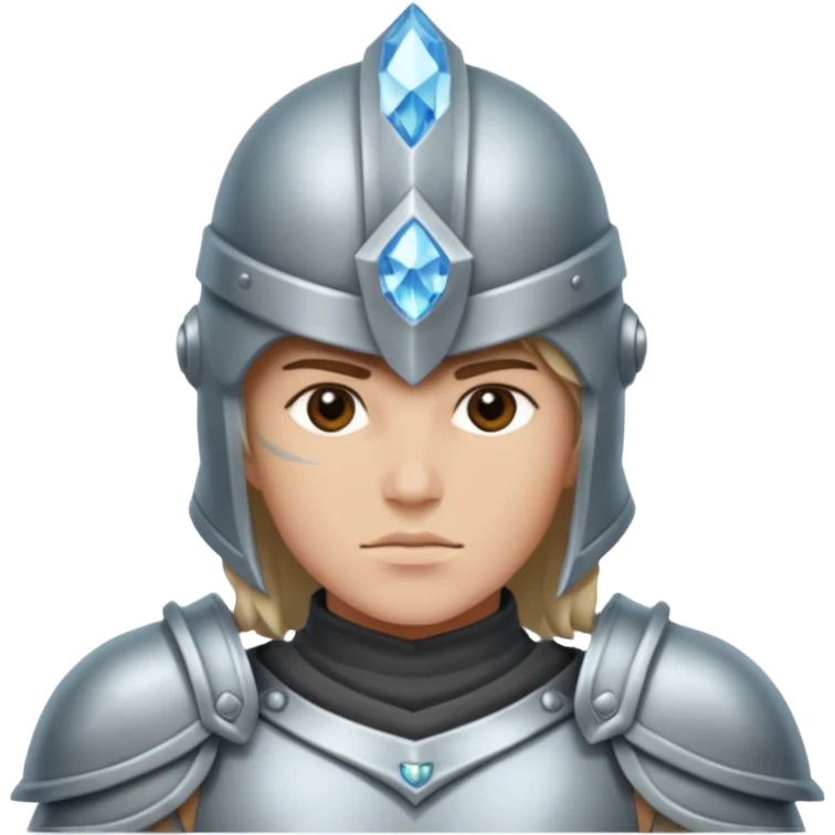 crystal-armored warrior emoji