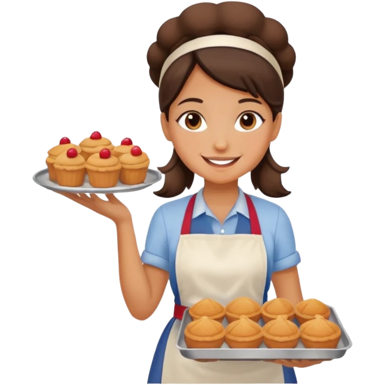 Baked girl emoji
