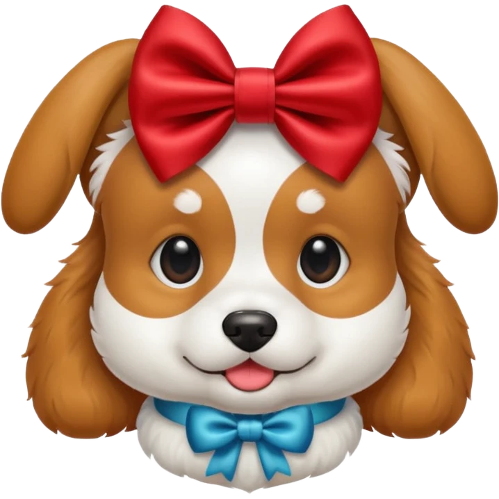 Dog bow emoji