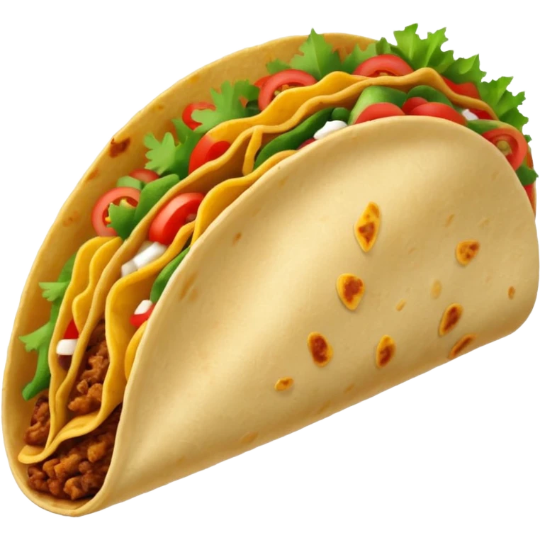 Tortilla taco emoji