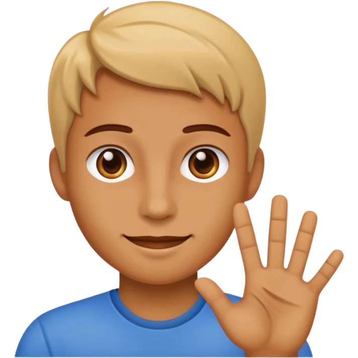 Un humain qui dit OK emoji