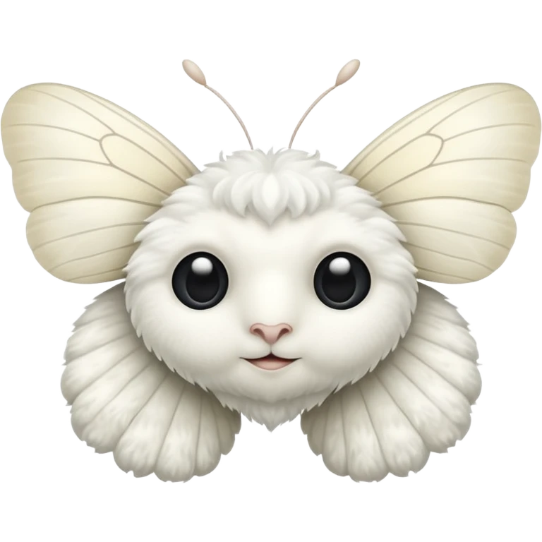 white moth  emoji