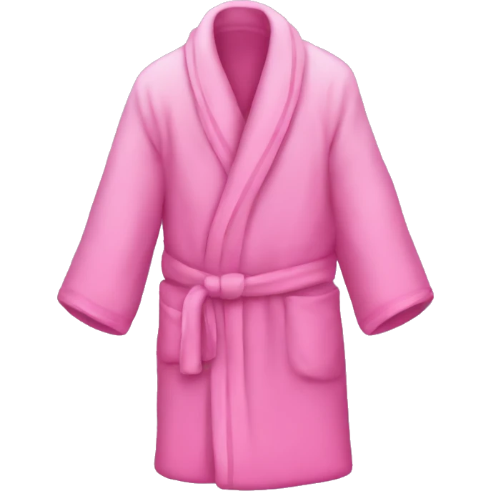 Pink robe emoji