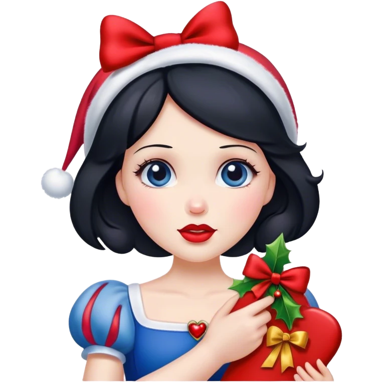 Disney snow white Christmas  emoji