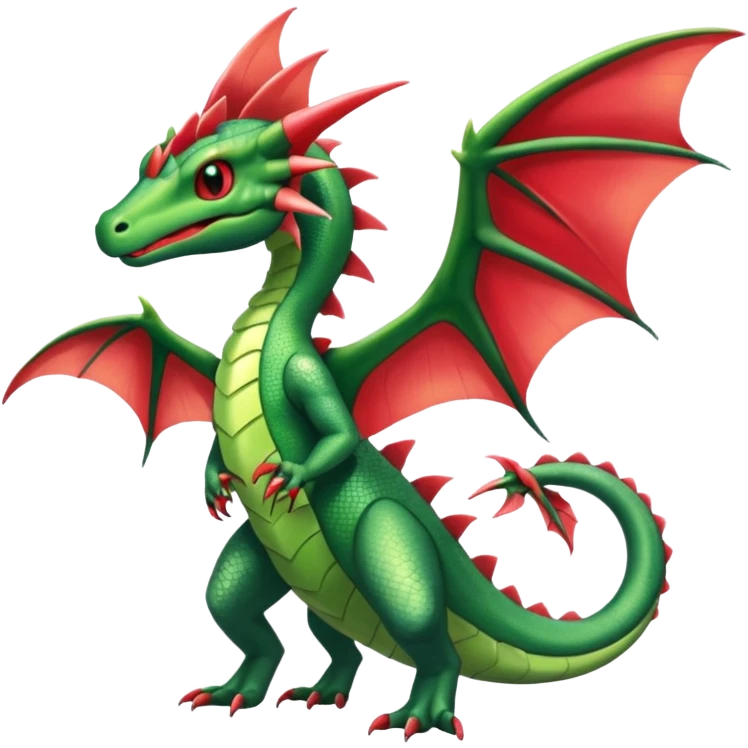 Shiny Exotic Salandit-Flygon-Meganium-Hybrid-Creature emoji