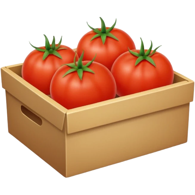 A box of tomatoes emoji