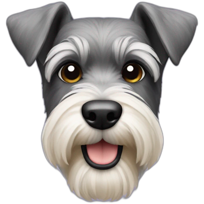 schnauzer miniature emoji