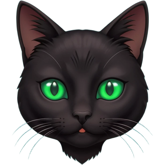 Чорний кіт emoji