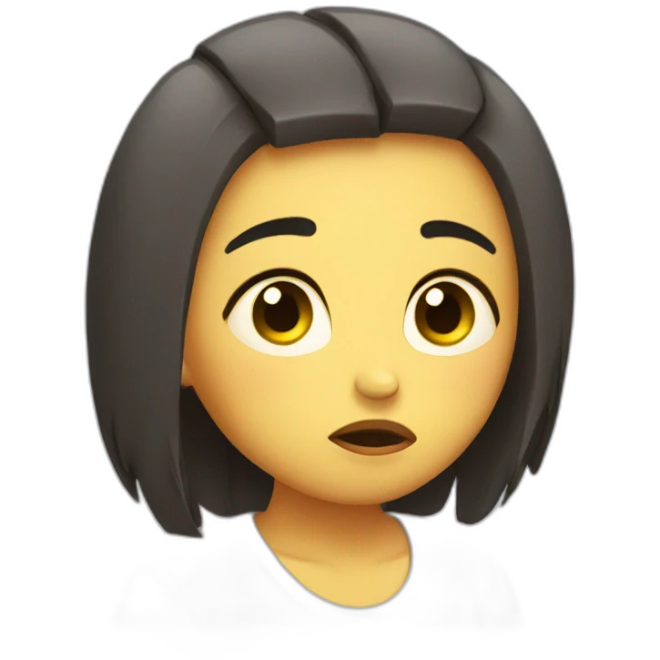 sad chick emoji