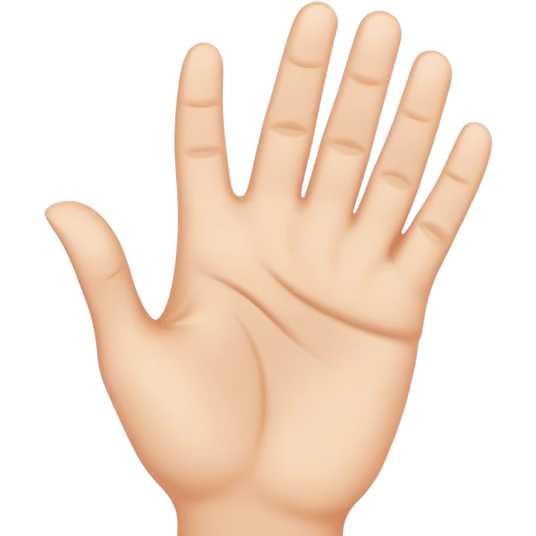 wave hand emoji