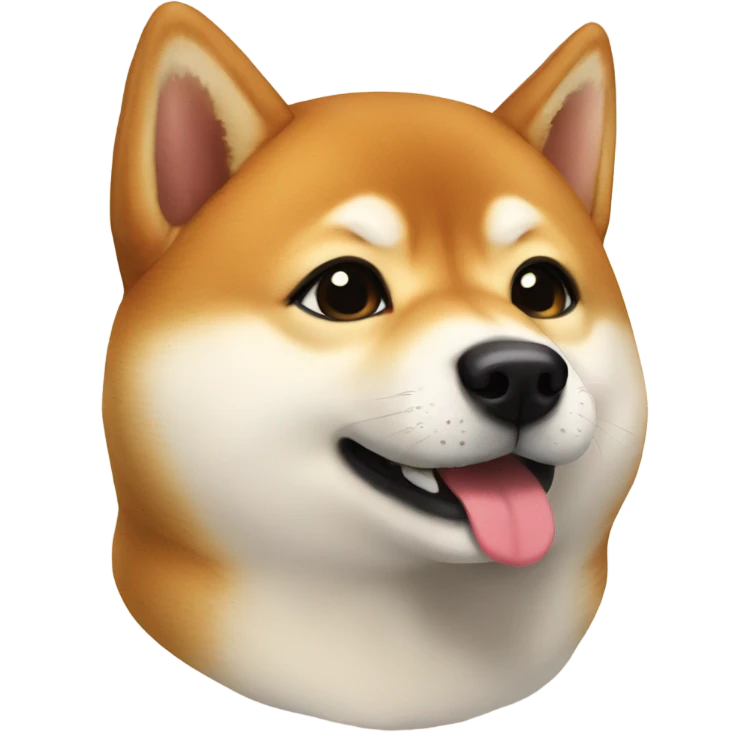 Shiba Inu kiss emoji