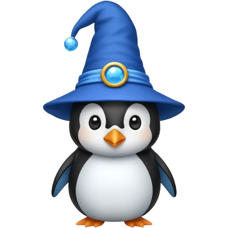 Penguin Wizard emoji