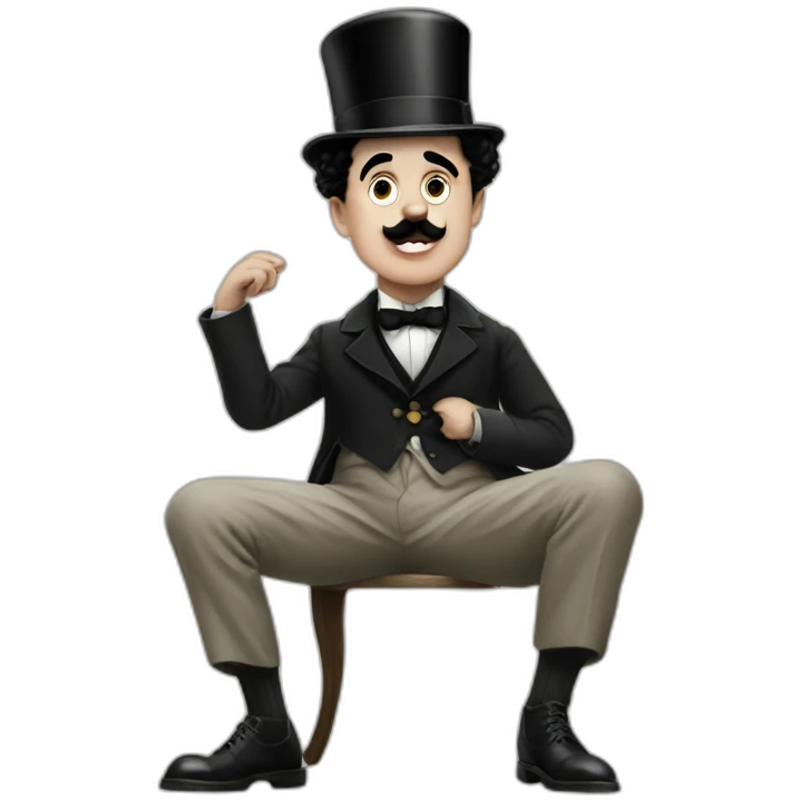 Charlie Chaplin the great dictator emoji