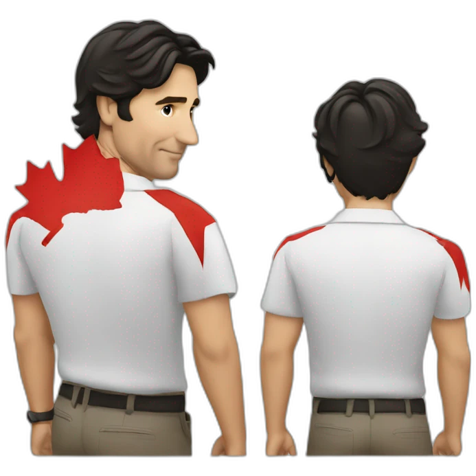 trudeau rear emoji