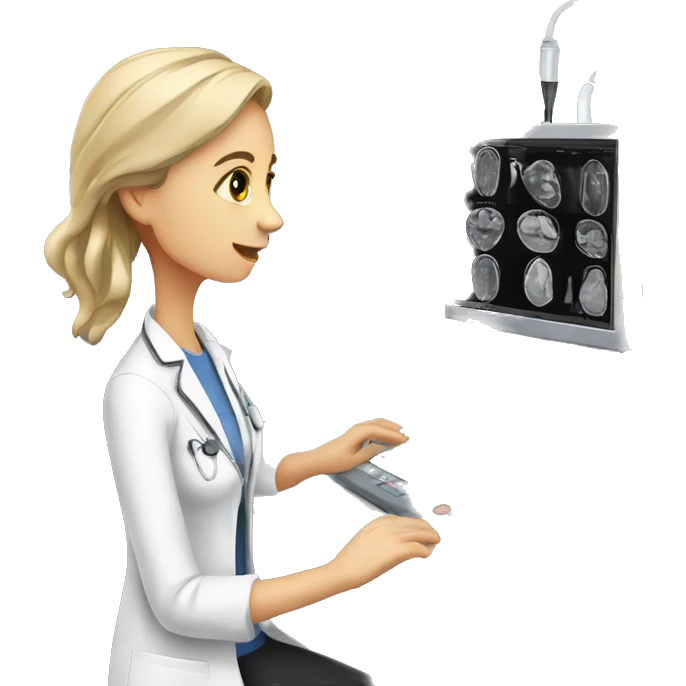Radiologist-performing-ultrasound emoji