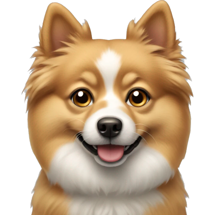Spitz dog emoji