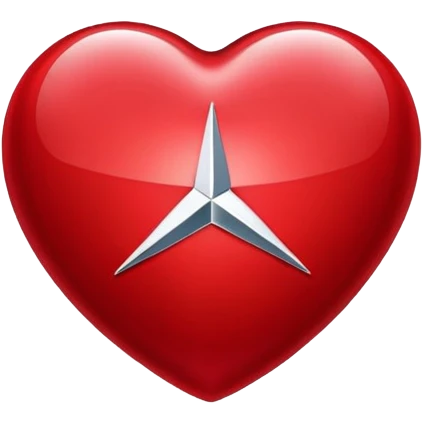heart shaped Mercedes emoji
